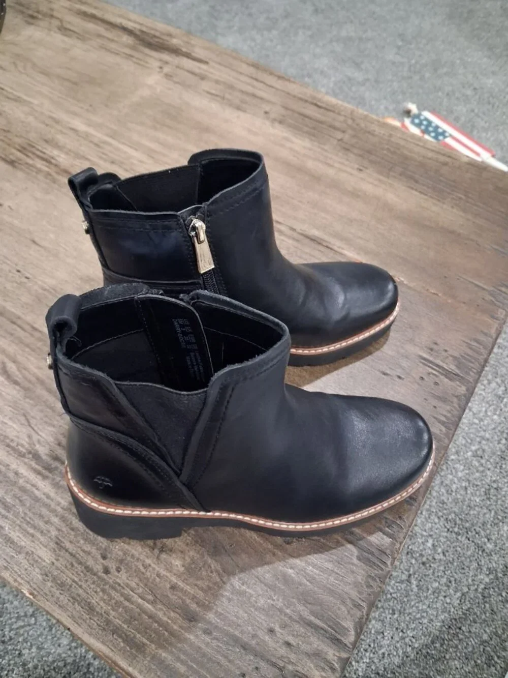 Naturalizer Darry Booties – Black Leather – Size 5 (BNWT)